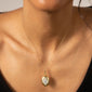 "Charlotte" Gold Locket Necklace