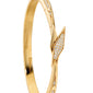 Points North 18K Yellow Gold Pavé Diamond Cuff