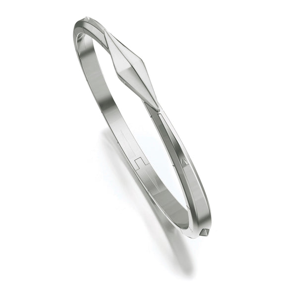 
  
    Points North Sterling Silver Cuff
  
