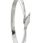 Points North Sterling Silver Cuff with Pavé Sapphire Clasp