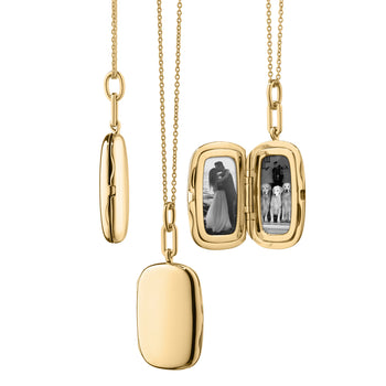 The Jane 18K Gold Locket Necklace