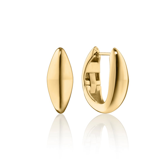 
  
    18K Gold Large Points North Earring
  
