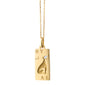 Loyal Dog 18K Gold Intaglio Charm Necklace