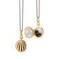 “The Mini Shell” 18K Gold Locket Necklace