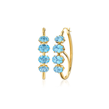 18K Gold Poissarde Earrings