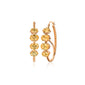 18K Gold “Poissarde” Earrings with Citrine Stones