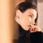 Sterling Silver Large Leaf Earrings, Jacquelyn Jablonski