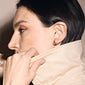 18K Yellow Gold Petite Leaf Earrings, Jacquelyn Jablonski