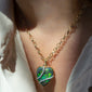 Special Edition Australian Black Opal and Diamond Heart Necklace