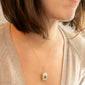 Special Edition 18K Gold Locket with Blue Sapphire & Diamond Halo