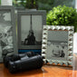 Grey Rippled Leather Photographer's Molding Frame