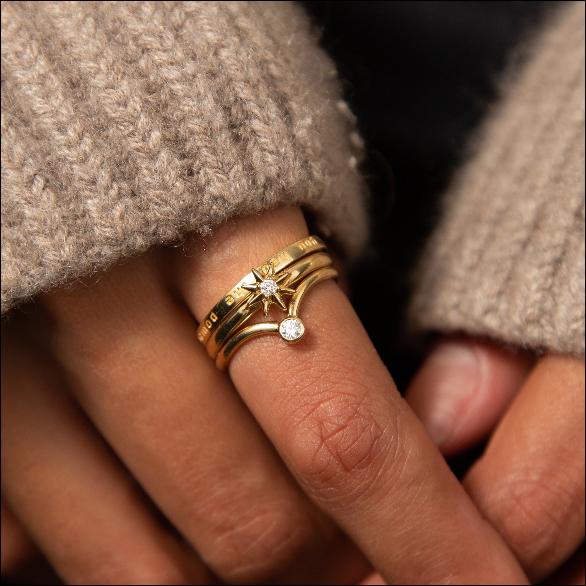 Poesy Stackable Rings