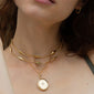 Points North 18K Gold Necklace and Infinity Diamond Locket