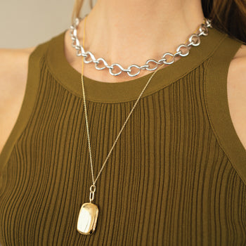 The Jane 18K Gold Locket Necklace