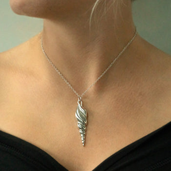 The Venus Shell Necklace in Sterling Silver