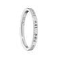 Dorothy Poesy Sterling Silver Stackable Ring