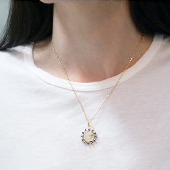 SUN AND MOON NECKLACE (18K GOLD PLATED) – KIRSTIN ASH (United States)