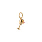 18K Gold Wine Glass Charm