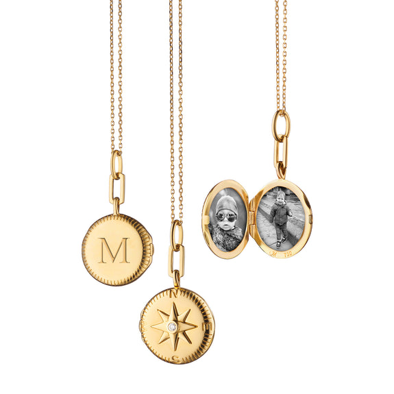 Compass 2025 locket necklace