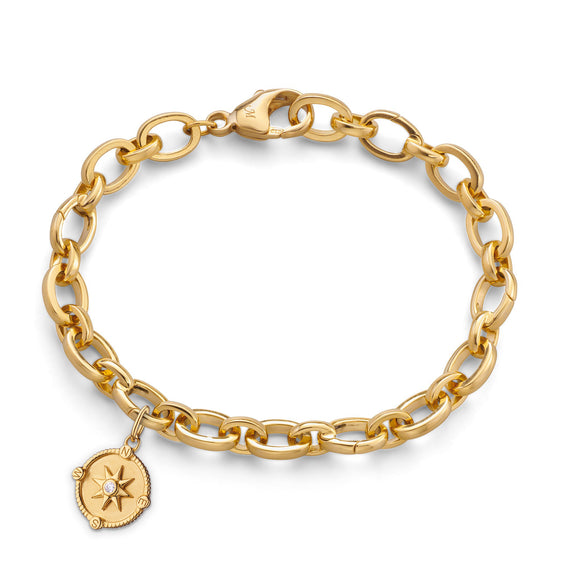 Yellow Gold Design Your Own Charm Bracelet