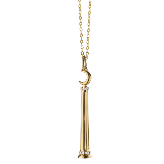  Layered Antique Brass Skeleton Key Heart Locket