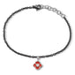 Provence “Poppy” Steel Charm Bracelet