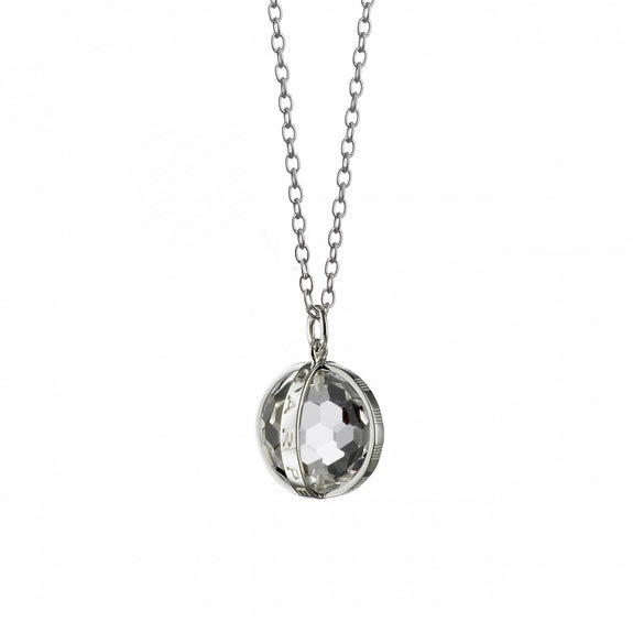 JIA JIA 14k Small Crystal Quartz Diamond Bar Necklace | Shopbop