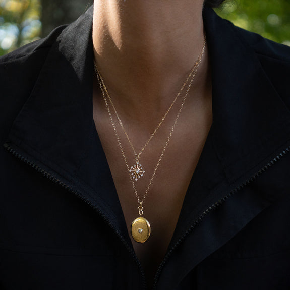 14K White Gold Double Infinity Diamond Necklace | eBay