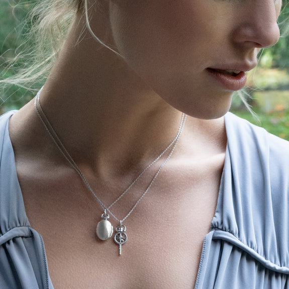 How To Wear Sterling Silver Necklaces by Monica Rich Kosann